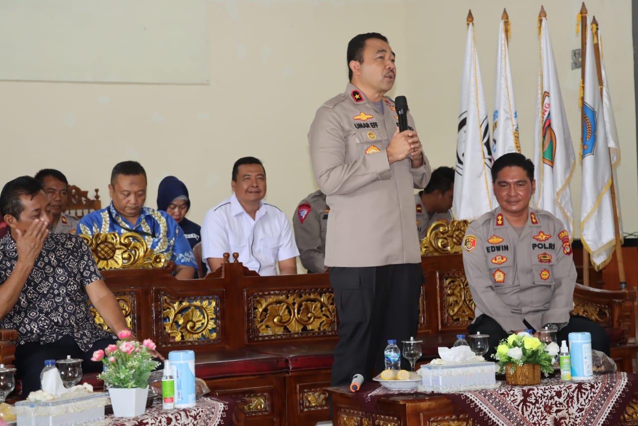 Wakapolda Lampung, Sambangi Warga Jati Agung Lampung Selatan.