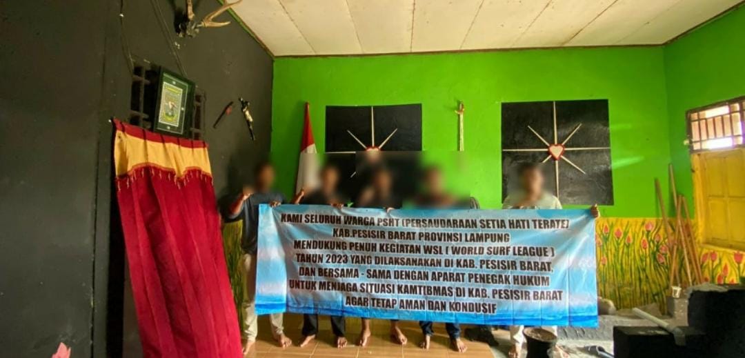 PSHT KAB.PESISIR BARAT SIAP JAGA KAMTIBMAS DI KEGIATAN WSL