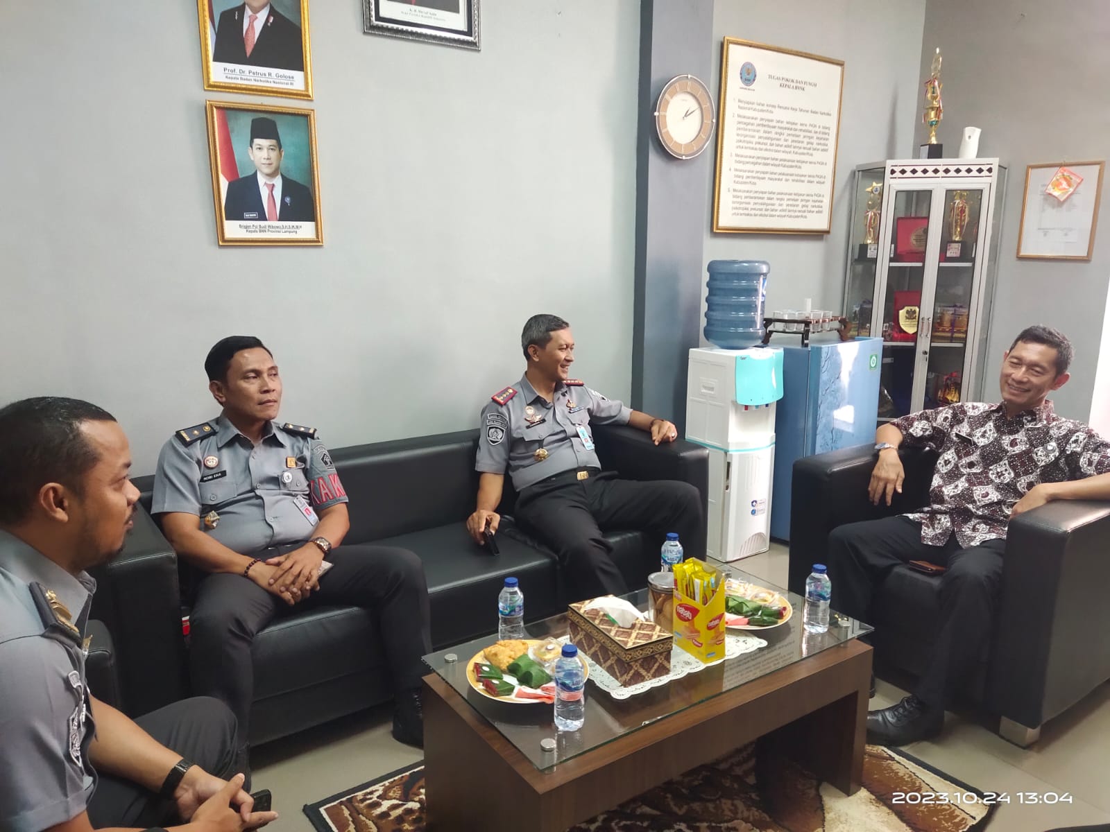 Silaturahmi PASTI Kalapas Kalianda ke BNNK: Lanjutkan Sinergitas dan Perkuat P4GN