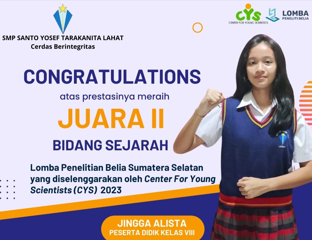 Jingga Unggul Sebagai Peneliti Belia Sumsel