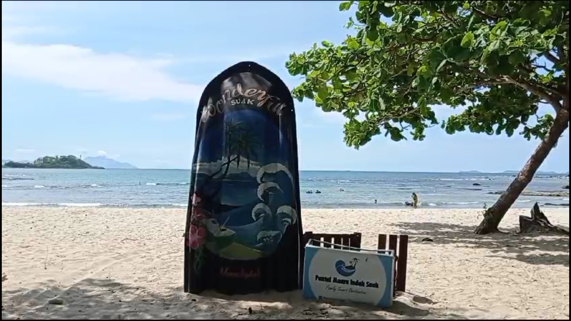 Pantai Muara Indah Suak Lamsel, Wisata Cerdas Dilengkapi Cottage dan Ramah Anak