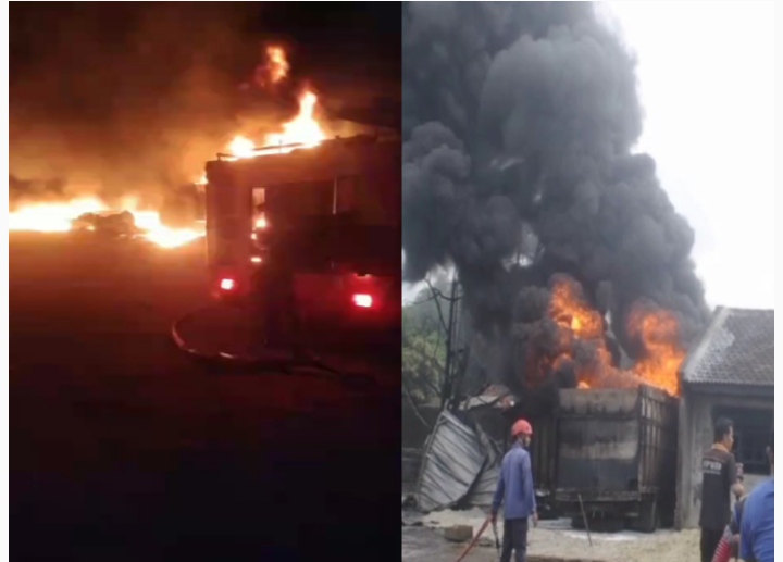 Polda Lampung Tidak Akui Gudang BBM Ilegal Terbakar Milik Oknum Anggotanya