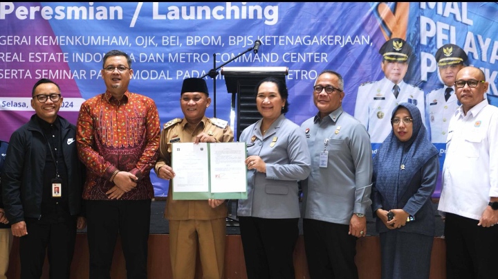 Kemunkumham Lampung Resmi Buka Gerai MPP Imigrasi di Kota Metro