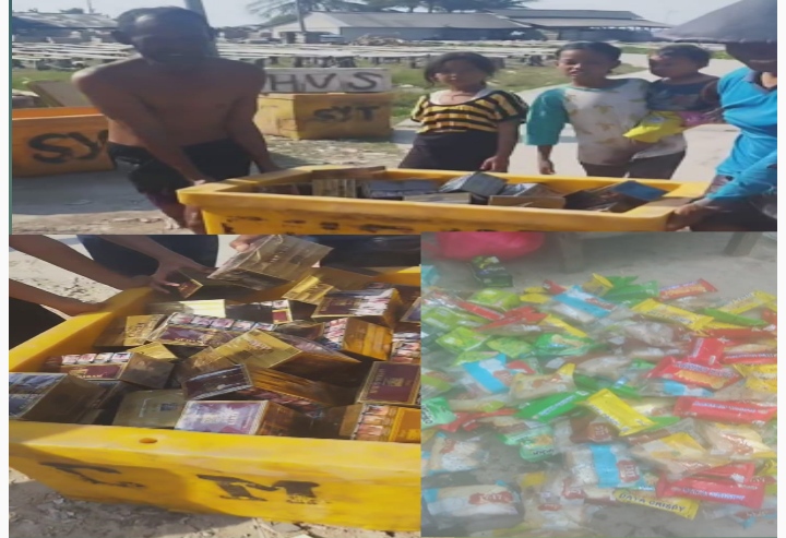 Heboh Nelayan Ketapang Lampung Dapat Puluhan Pack Rokok dan Ratusan Snack di Laut