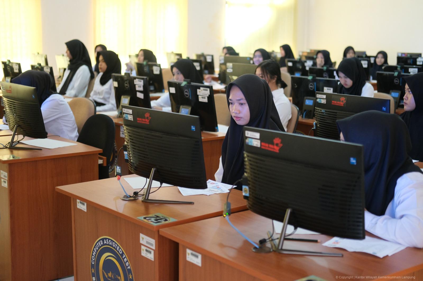 Hari keempat SKD Catar Poltekip/Poltekim di Provinsi Lampung, Peserta meraih nilai tinggi 481 di Sesi ke II