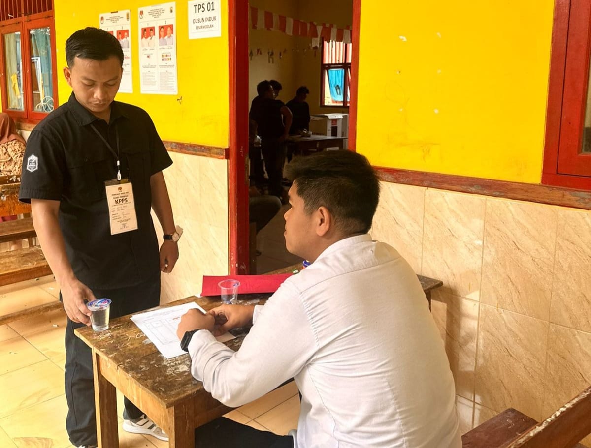 Harapkan Pilkada Damai dan Aman, Edo Saputra Wijaya Kawal Penghitungan Suara di TPS Pemanggilan