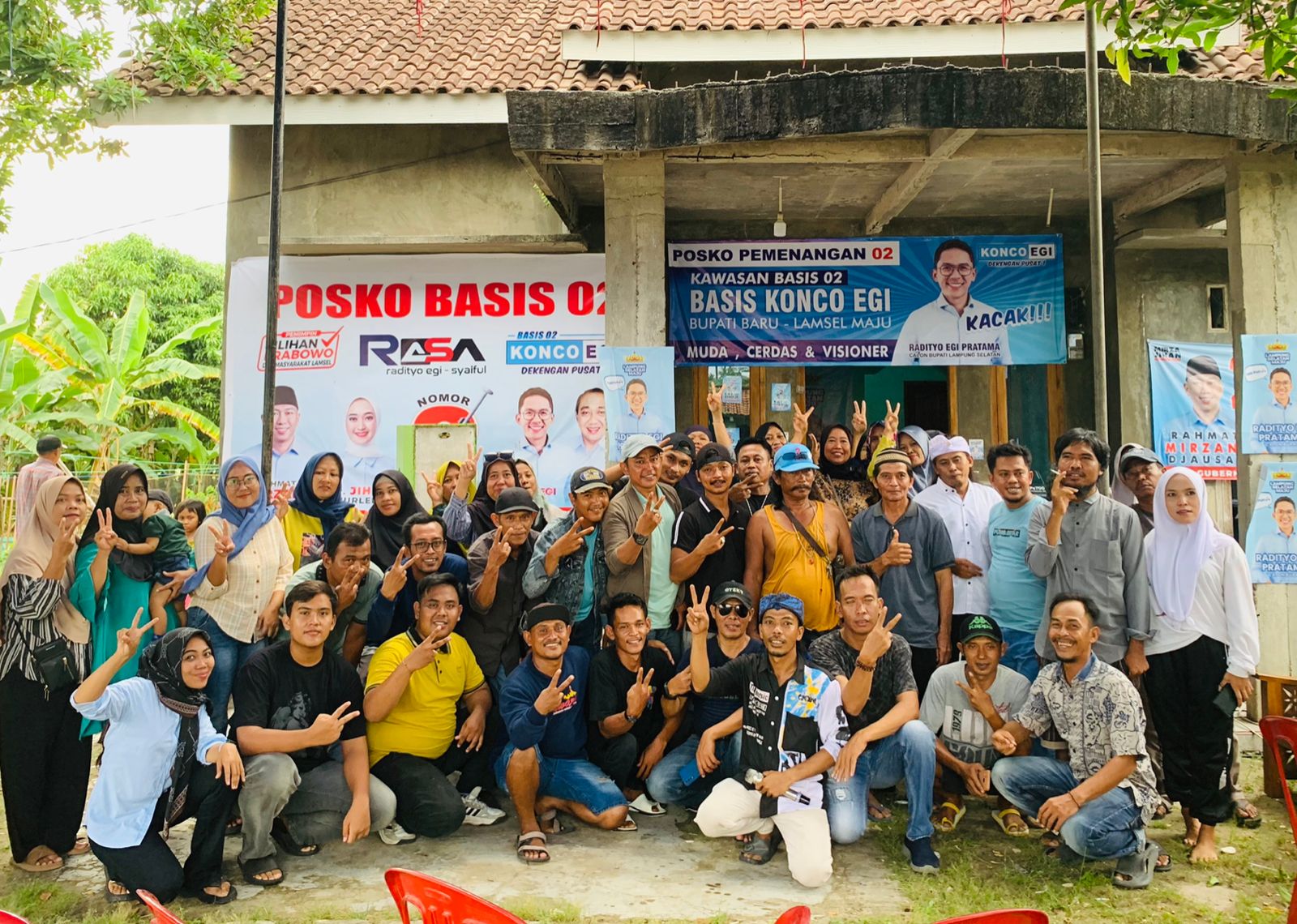 Basis 02 Konco Egi Gelar Syukuran Kemenangan Radityo Egi Pratama – Syaiful Anwar Versi Quick Count