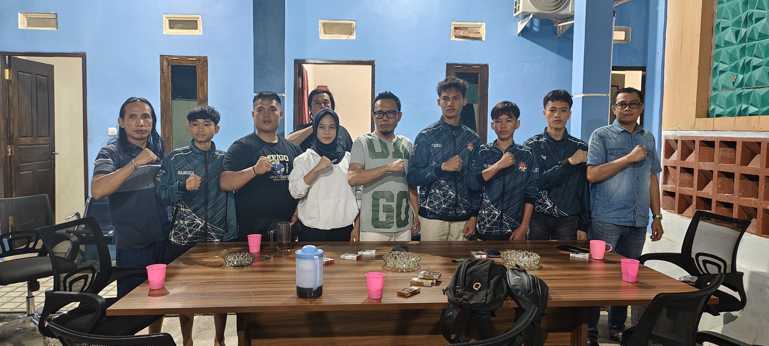 Ketua KONI Empat Lawang dukung penih Atlet Muda Pencak Silat.