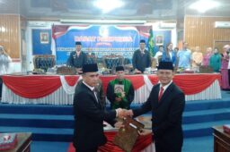 Sidang Paripuran Pergantian Antar Waktu (PWA) dipimpin langsung oleh ketua DPRD Empat Lawang, Darli