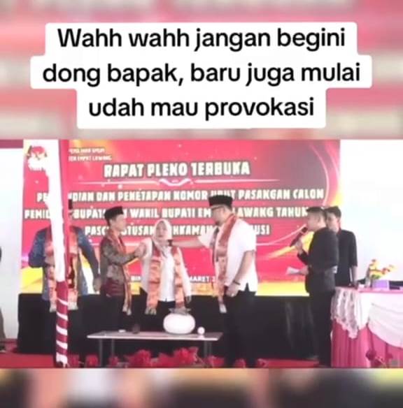 TUDUH KPU CURANG, BUDI ANTONI PROVOKASI MASYARAKAT YANG SUDAH DAMAI