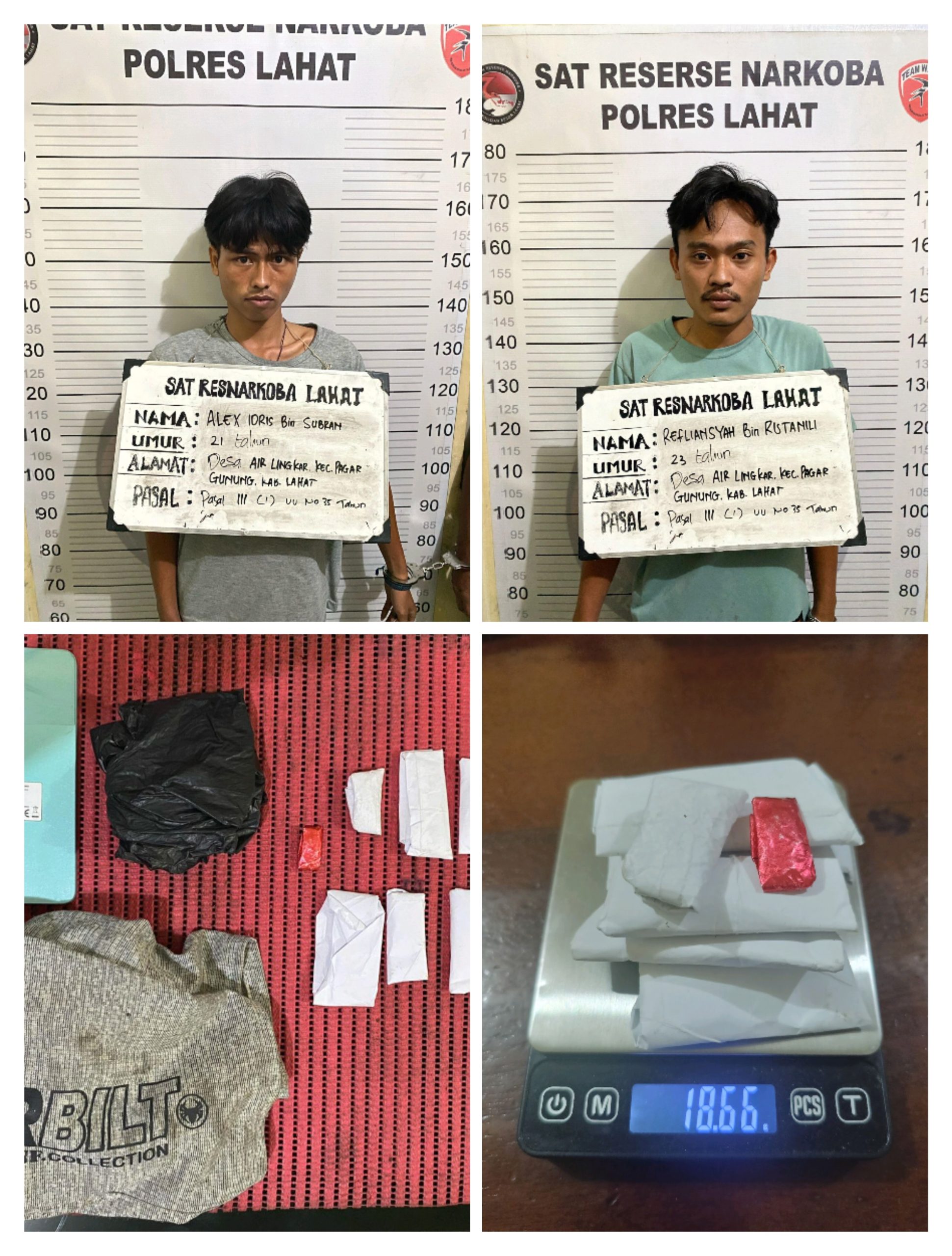 Apes Saat Transaksi Jual Ganja Dua Pemuda Ini Keburu Di Tangkap 