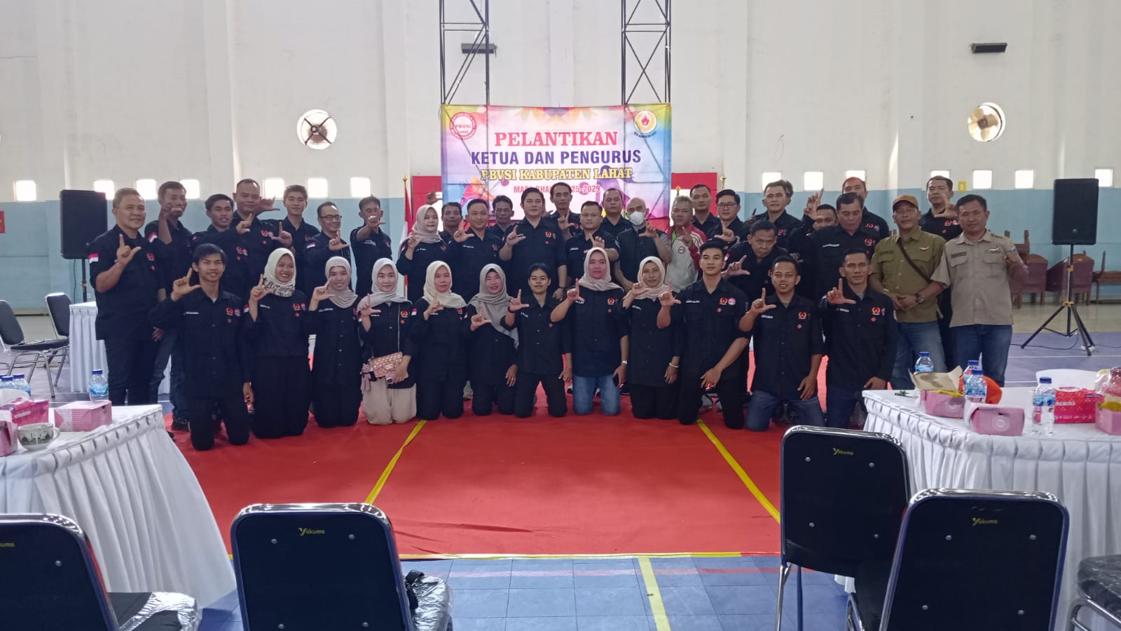 Persatuan Bola Volly Seluruh Indonesia Kabupaten Lahat Periode 2025 – 2029 Resmi Dikukuhkan 