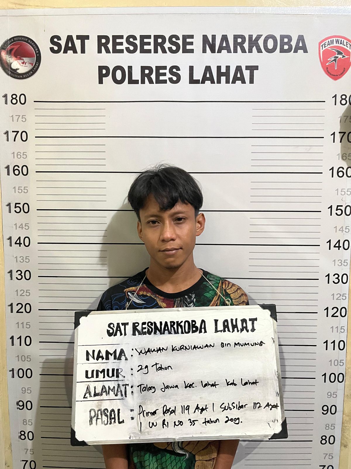 Edarkan Sabu Pemuda Ini Berhasil Di Amankan Satresnarkoba Polres Lahat