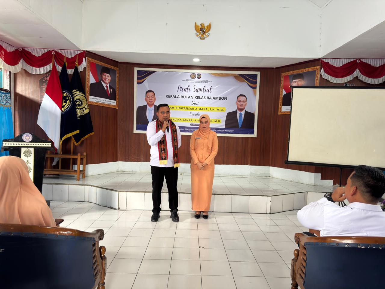 Momen Haru dan Meriah Warnai Pisah Sambut Kepala Rutan Kelas IIA Ambon
