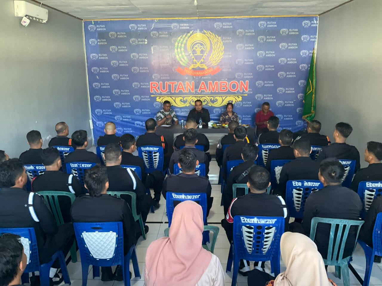 Perkuat Soliditas, Karutan Ambon Adakan Rapat Perdana dengan Petugas Pengamanan