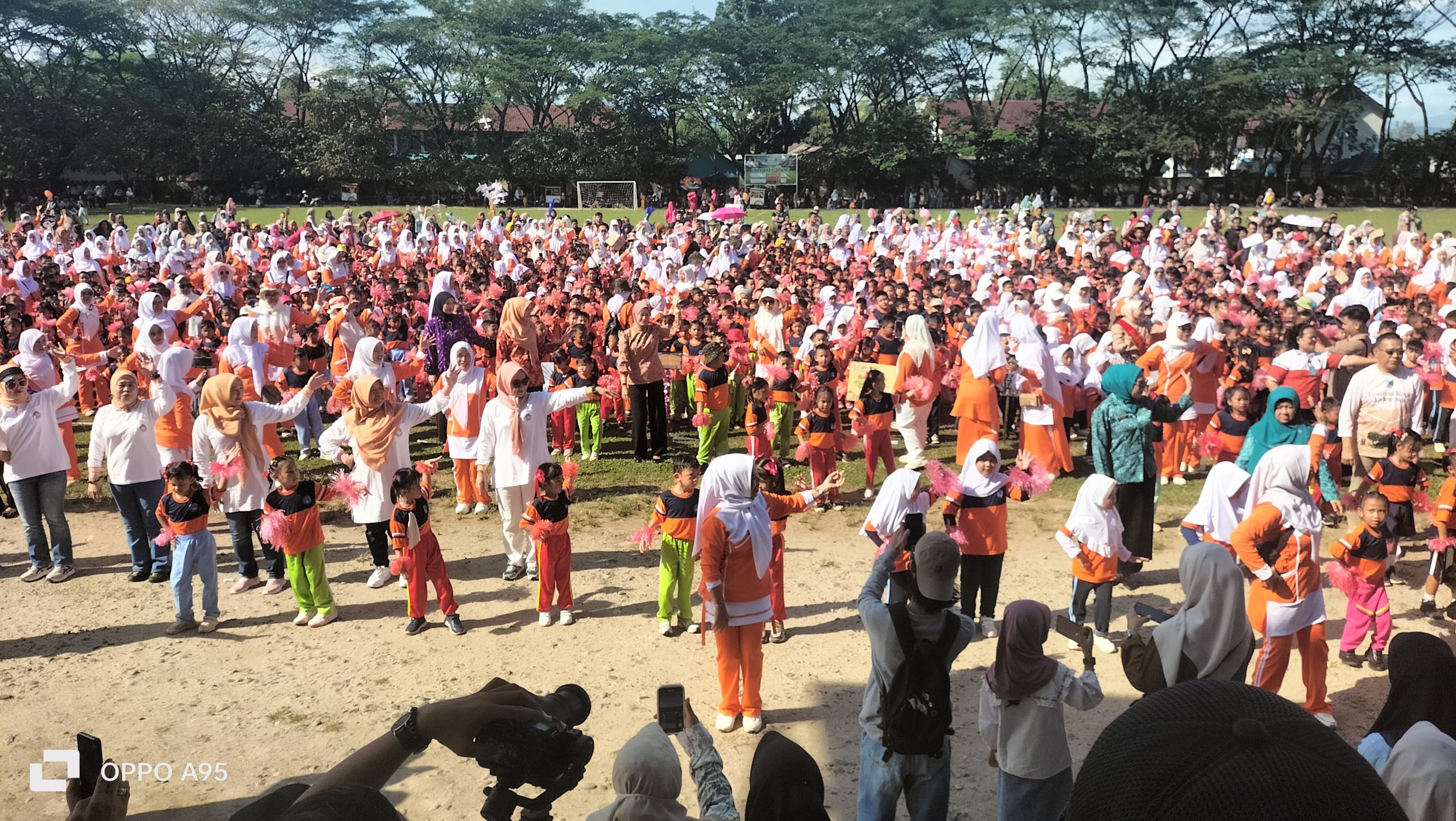 Wakil Bupati Lahat Apresiasi Suksesnya Kegiatan Gebyar Senam Massal Anak-anak PAUD Se-kabupaten Lahat