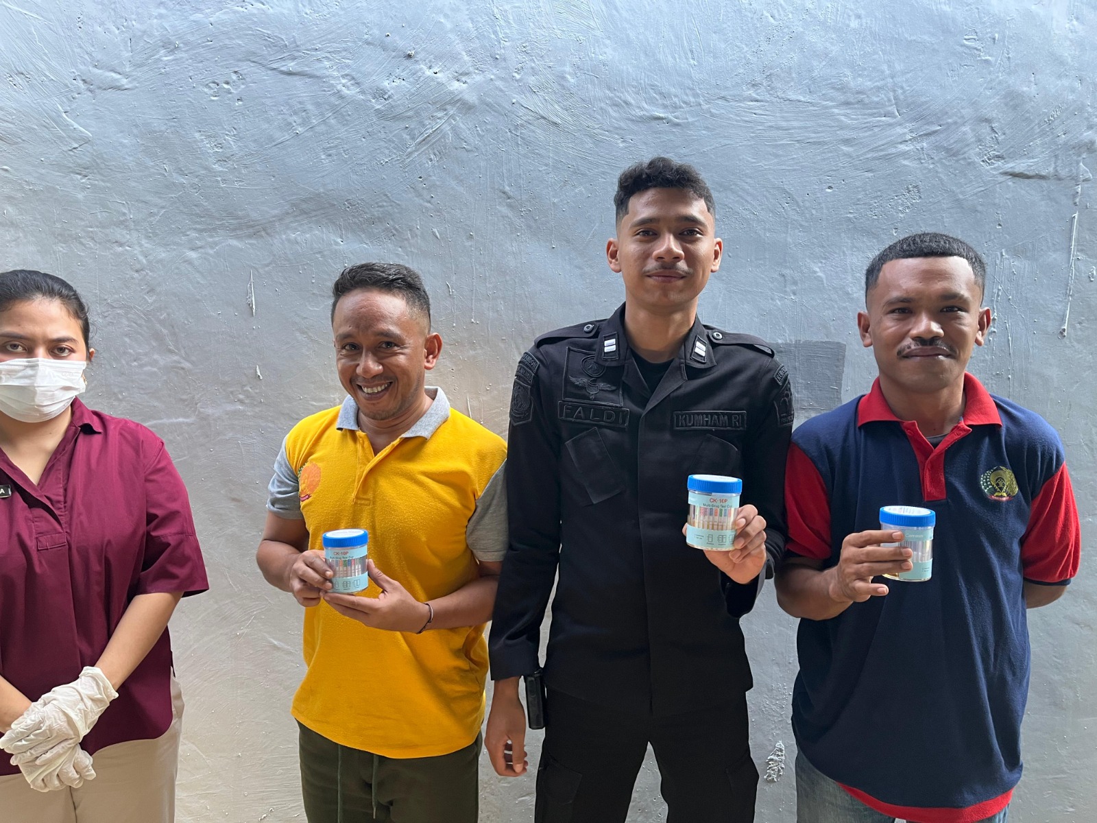 Tak Main-main Berantas Narkoba, Rutan Ambon Tes Urine Secara Berkala