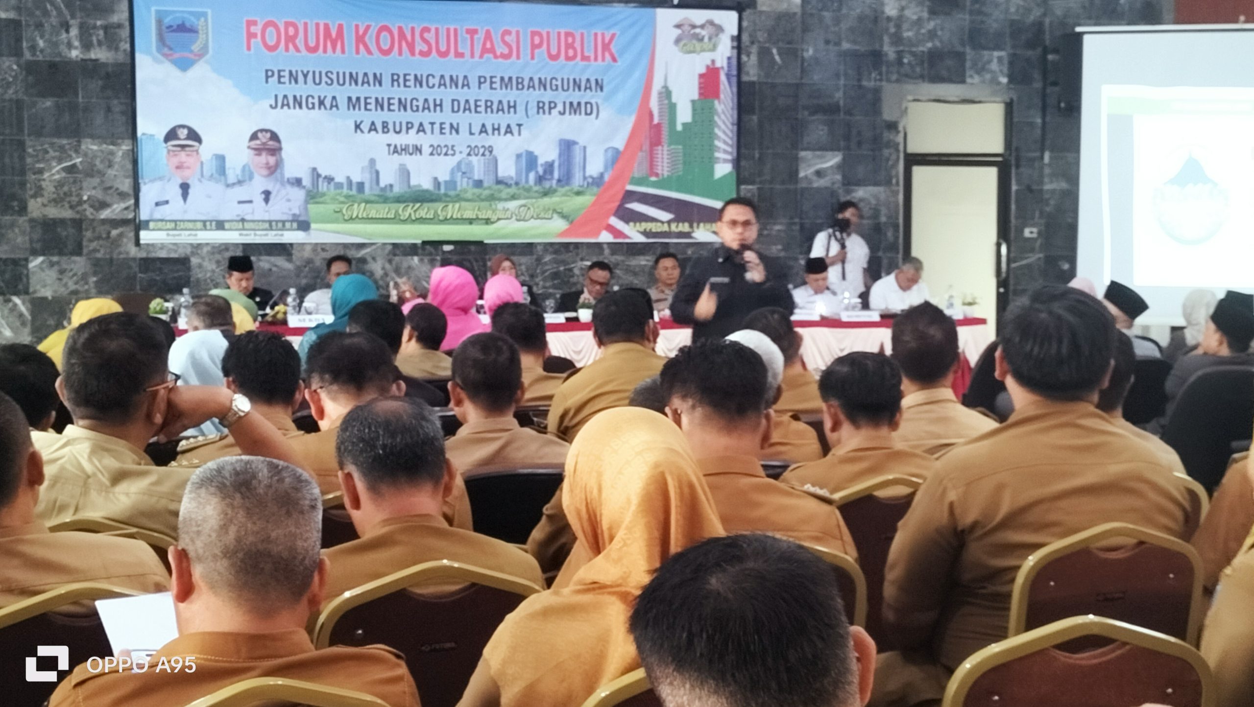 Ini Pesan Wakil Bupati Lahat Saat Hadiri Rapat Forum Konsultasi Publik Rencana Pembangunan Jangka Menengah Daerah 2025-2029