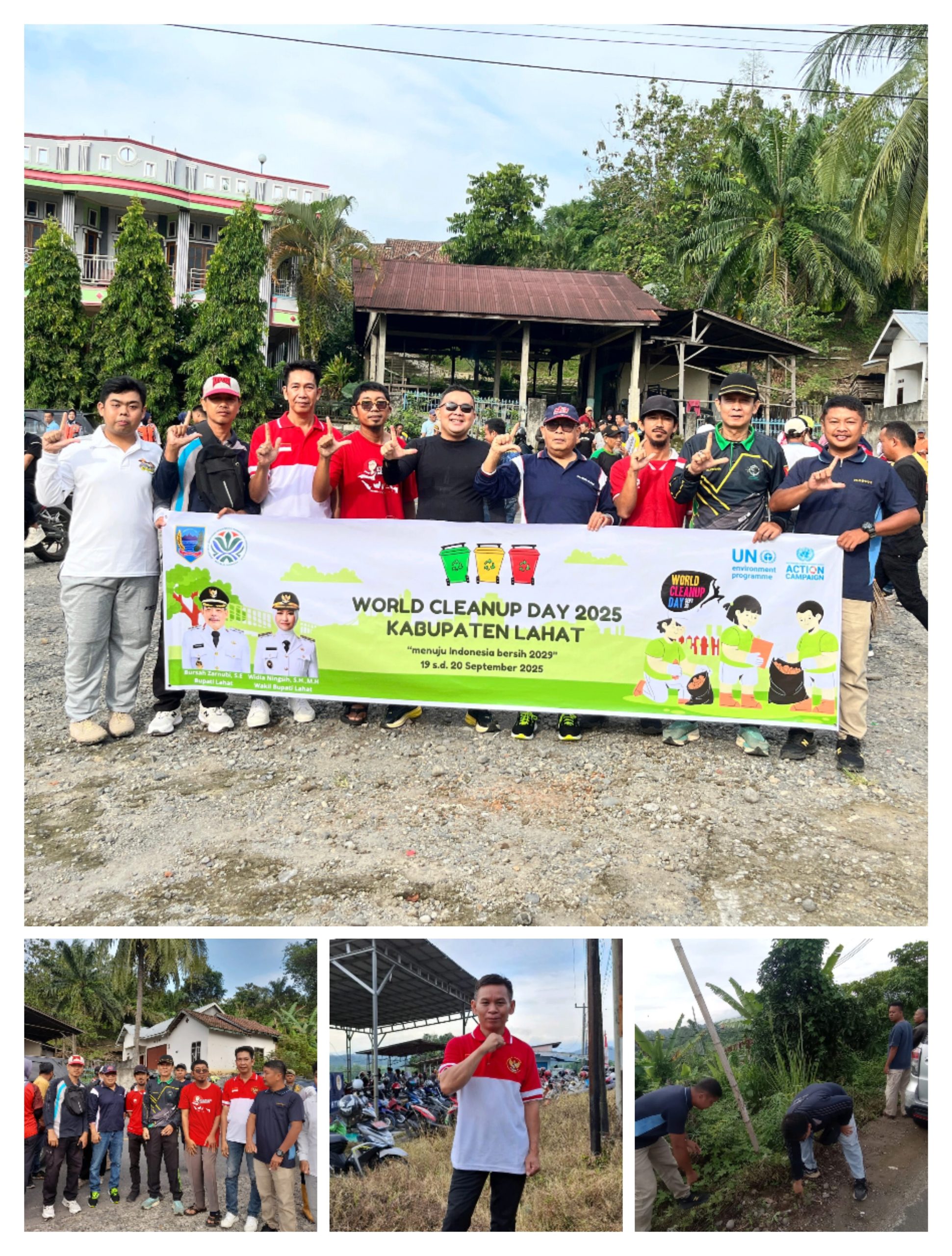 Nakertrans Lahat Dukung “World Cleanup Day 2025”