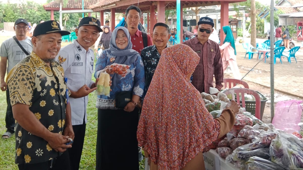 Dinas Perdagdin Lamsel Gelar Pasar Murah di Candipuro